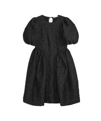 FONDA DRESS BORAGE CLOQUE BLACK