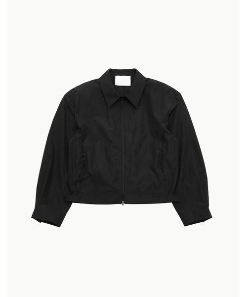 AMOMENT CROPPED ZIP-UP JUMPER BLACK 0 AMOMENT CROPPED ZIP-UP JUMPER BLACK 0