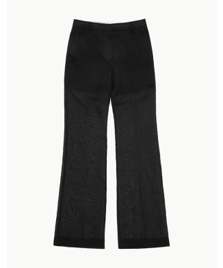 SHEER STRAIGHT FIT PANTS