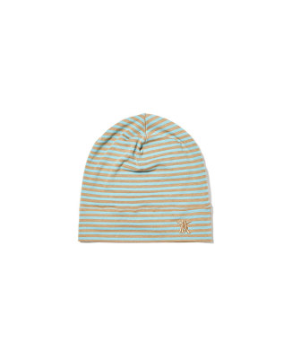 STRIPE JERSEY SLOUCHY BEANIE
