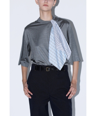 Silk jersey T-shirt