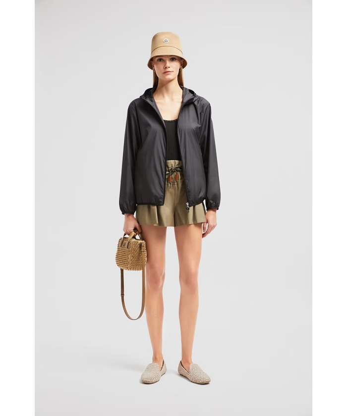 【MONCLER】FEGEO フード ウインドブレーカー クロップド Fegeo ウインド ブレーカー(F252A117)｜阪急百貨店公式通販