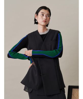 SHEER LAYERED VEST