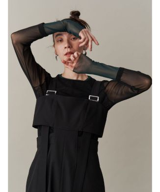 WAVE LINE SHEER TOP