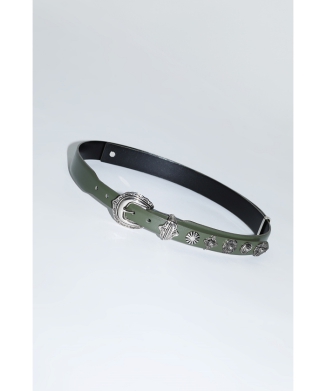 【TOGA TOO】Motif leather belt