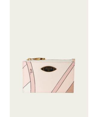 ジッパーポケット付きのナイロン製クレジットカード入れ