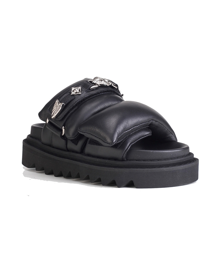 関税送料込Toga Leather Puff Sandals TOGA PULLA】Leather puff sandals(F254A065)｜阪急百貨店公式
