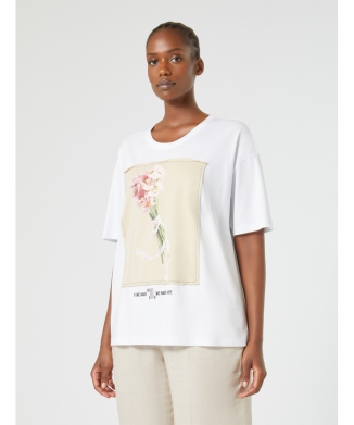 プリントジャージTシャツ