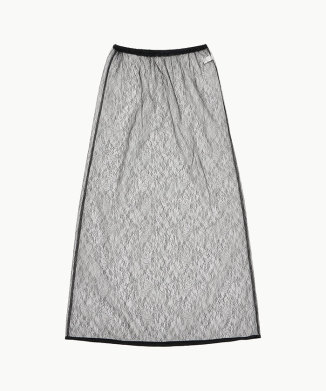 SHEER LACE LONG SKIRT