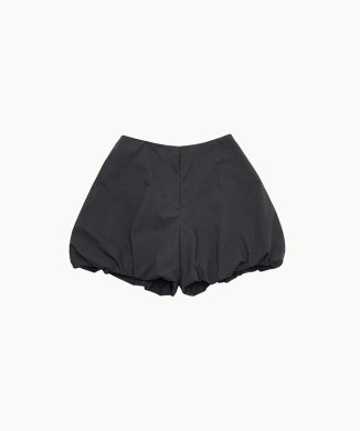COTTON VOLUME SHIRRING SHORTS