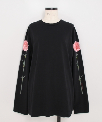 CARNATION PRINT LONG SLEEVE T-SHIRT