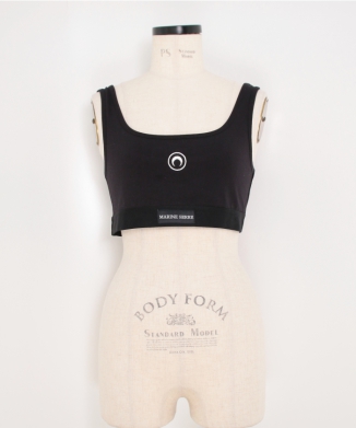 MOON LOGO STRETCHED JERSEY SPORT BRA
