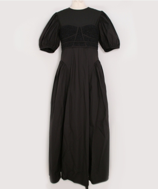 CLEMENTINE DRESS COTTON BLACK