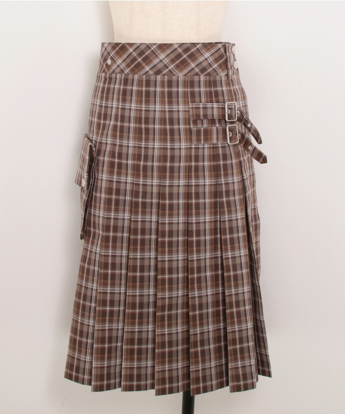 [OpenYy] CHECK CARGO POCKET KILT /追跡付 CHECK CARGO POCKET KILT(F254S072)｜阪急百貨店公式通販サイト