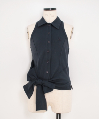 TRIM POLO SLEEVELESS