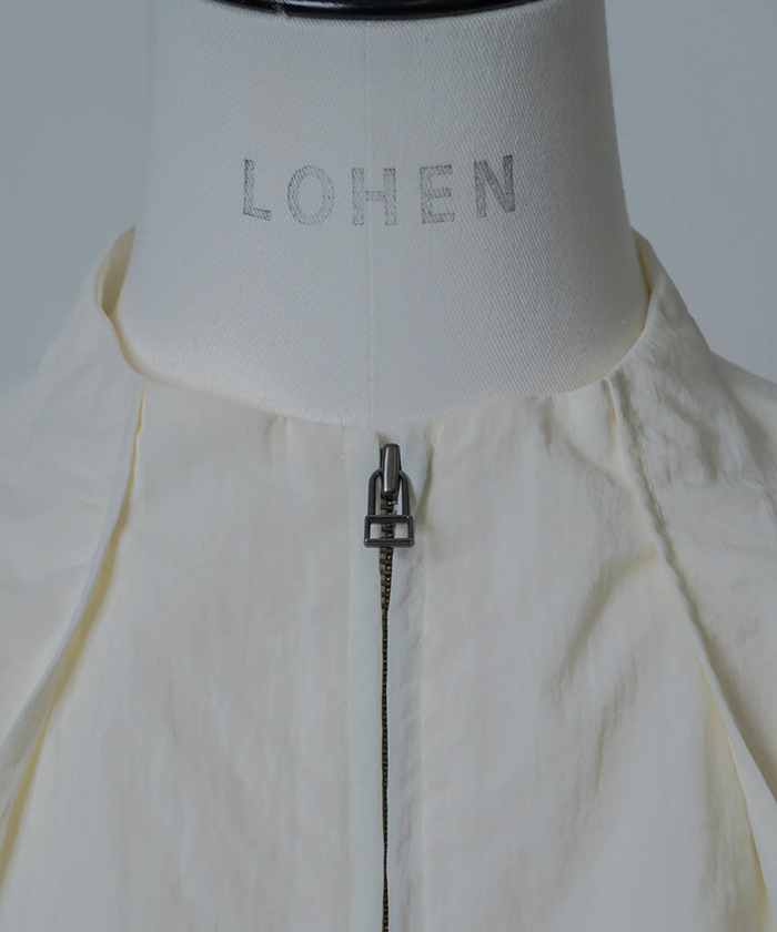 LOHEN BOTTLE NECK LAYERED BLOUSON ローヘン