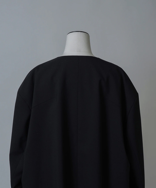 【LOHEN】V COLLAR LIGHT JACKET BLACK Needles - Rib Collar Track Jacket - Black – Xhibition
