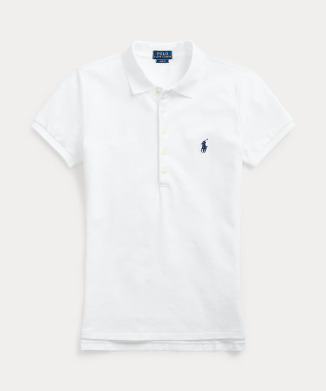 スリム フィット ストレッチ ポロシャツ