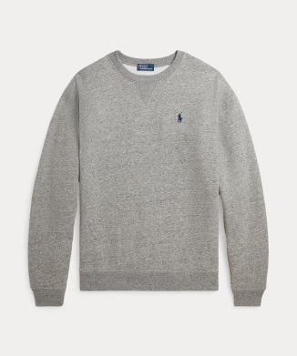 フリース クルーネック スウェットシャツ