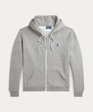 フリース フルジップ フーディ