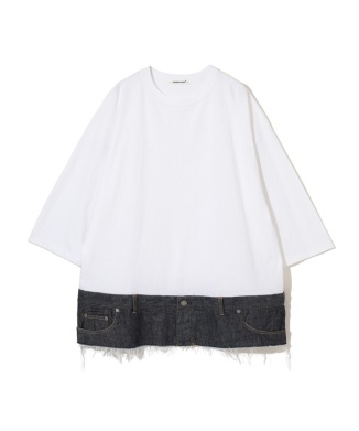 デニム切替BIG TEE
