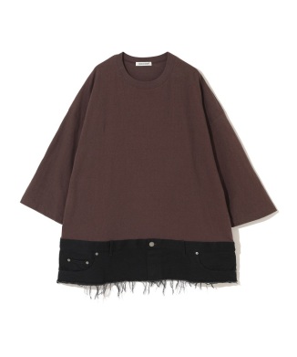 デニム切替BIG TEE
