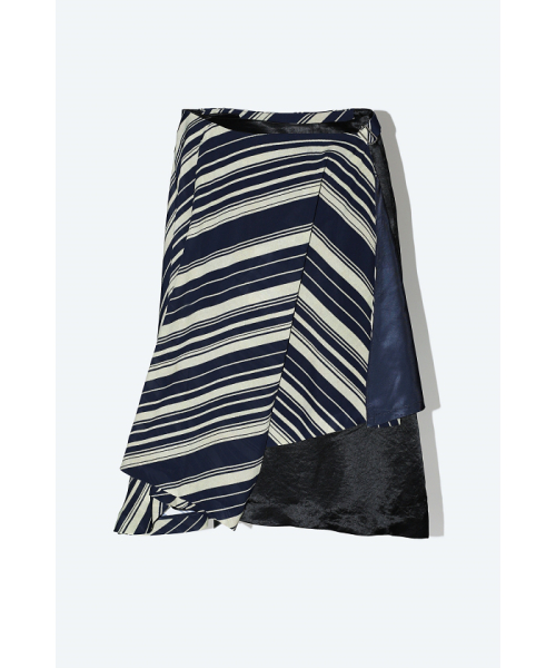 TOGA 【TOGA PULLA】Rayon print skirt navy 36 TOGA 【TOGA PULLA】Rayon print skirt navy 36