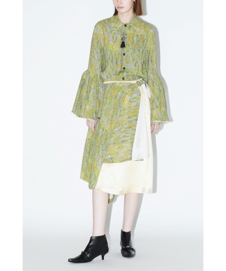 【TOGA PULLA】Rayon print skirt