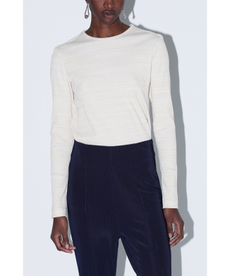 【TOGA PULLA】Rib jersey L/S