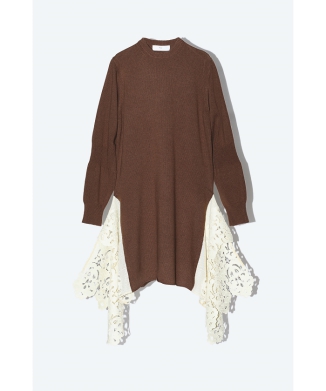 【TOGA PULLA】Lace knit dress