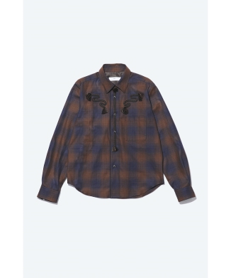 【TOGA VIRILIS】Ombre check shirt