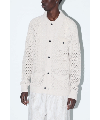【TOGA VIRILIS】Lace knit cardigan