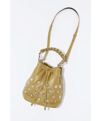 【TOGA TOO】Concho drawstring bag