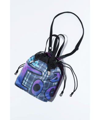 【TOGA TOO】Print drawstring bag