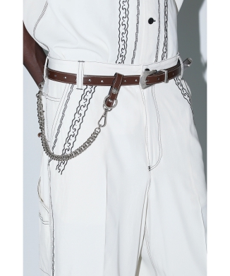 【TOGA TOO】Chain key ring belt