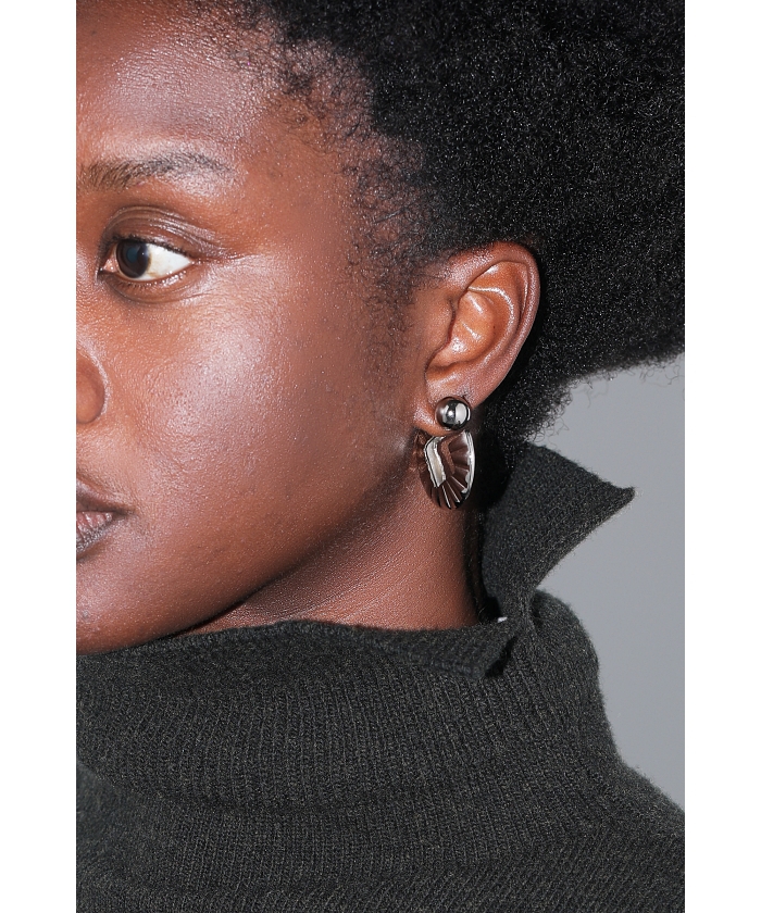 TOGA TOO】Concho hoop pierced earrings(F256A082)｜阪急百貨店
