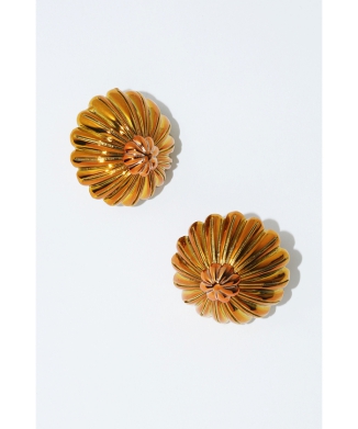 【TOGA TOO】Big concho earrings