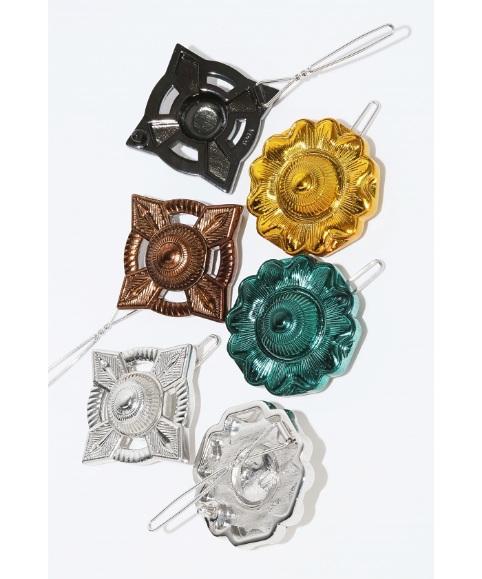 お歳暮ならオンライン TOGA TOO】Concho hair pin set(F256A089)｜阪急百貨店公式通販 アクセサリー