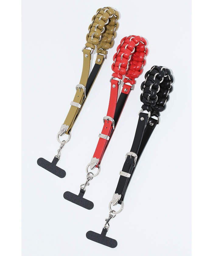セール】【TOGA TOO/トーガトゥ】Leather phone handle strap