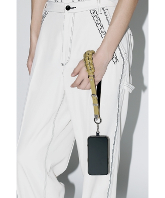 【TOGA TOO】Leather braid phone handle strap