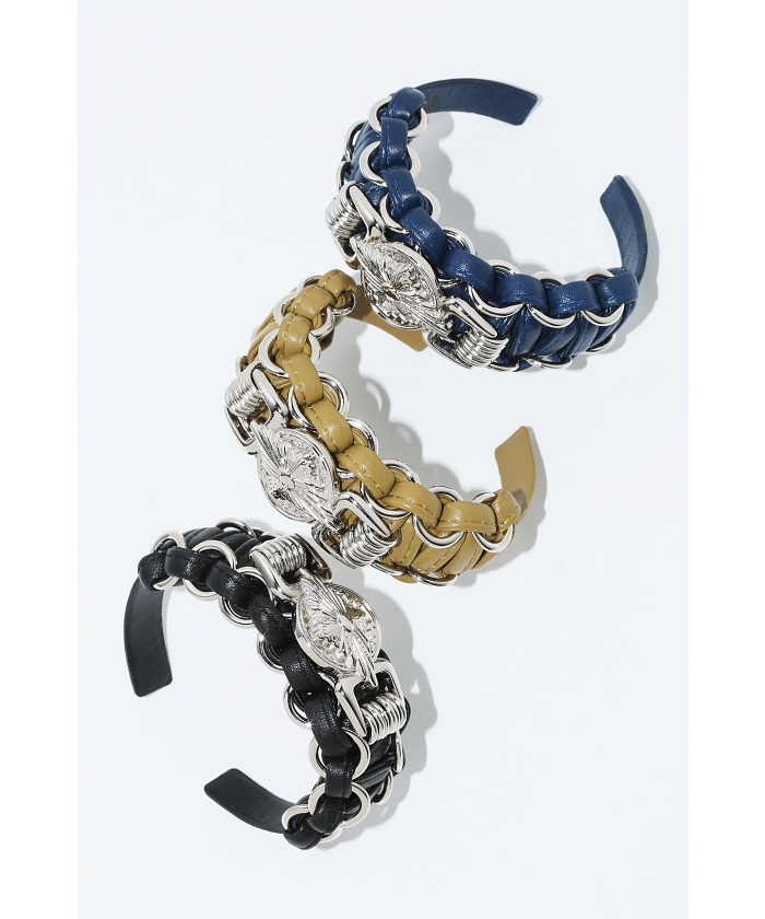 TOGA TOO】Leather braid bangle(F256A094)｜阪急百貨店公式通販