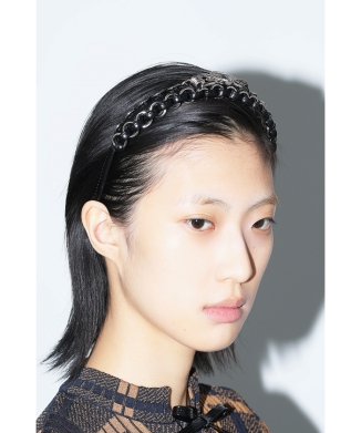 【TOGA TOO】Leather braid headband