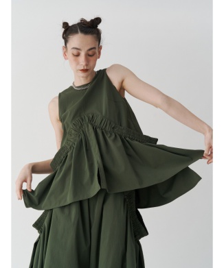 ROUND GATHER TOP【セットアップ着用可能】