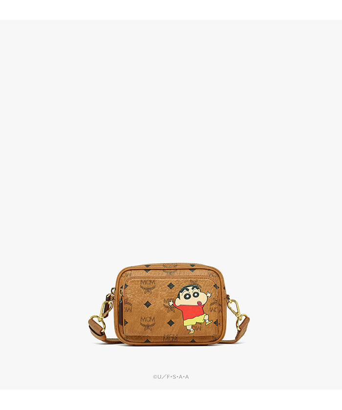 レディース*MCM*チェーン付き モノグラムバックパック AREN MINI MCM Mini Aren Chain Leather Backpack | Brown | FARFETCH