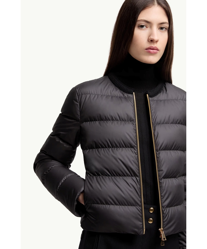 【MONCLER】MAUVEZIN ウールトリム ショートダウンジャケット ベージュ Mauvezin ショートダウンジャケット : ショートダウン