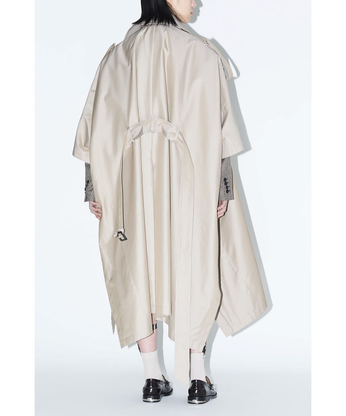 toga ナイロンツイルポンチョ　コート　サンプル品 toga ナイロンツイルポンチョ コート サンプル品