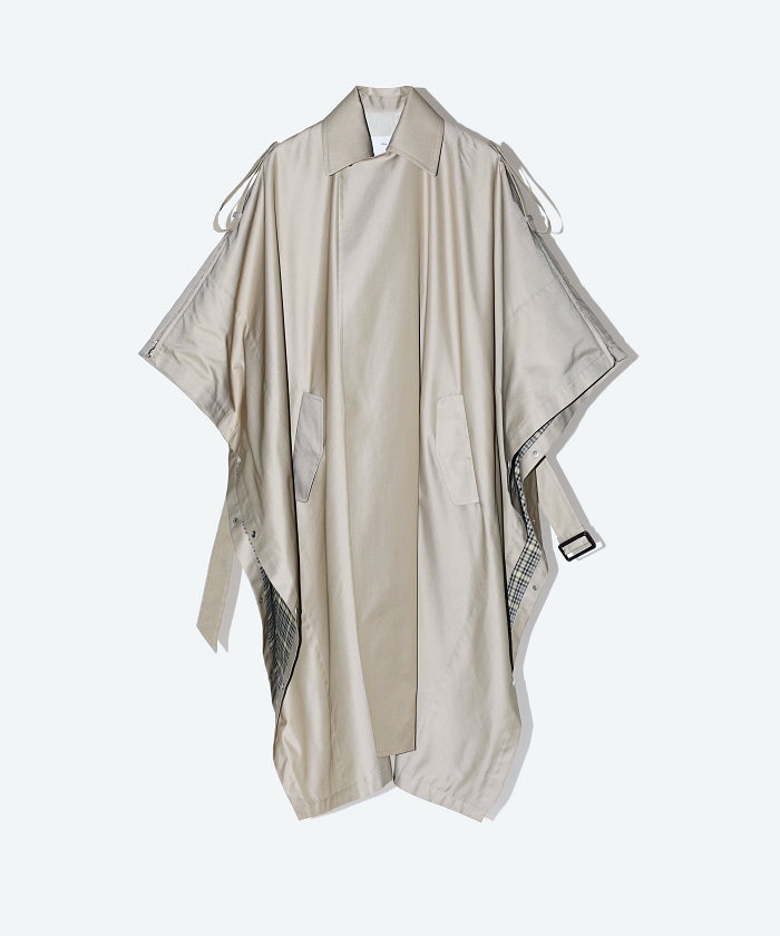 TOGA PULLA タフタファーコート　年内値下げ TOGA PULLA】Twill poncho(F257C006)｜阪急百貨店公式通販サイト