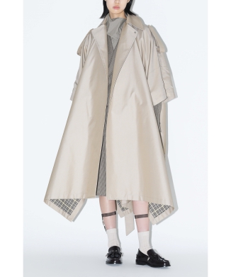 【TOGA PULLA】Twill poncho