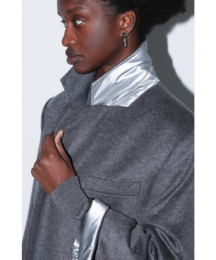 overdue flair ♥ LUFFY WOOL COAT /追跡付 7/11(金)10:00販売開始予定］【TOGA TOO】Wool long coat