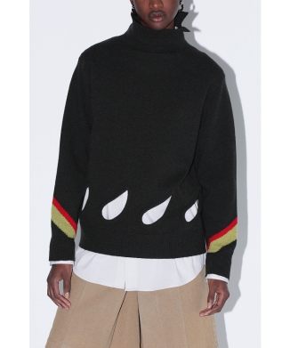 【TOGA TOO】Hole knit pullover